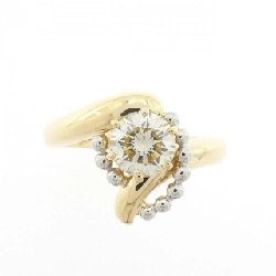 Nhẫn kim cương K18YG/PT900 0.76CT 667466