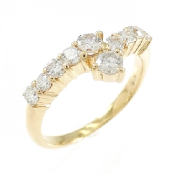 Nhẫn kim cương K18YG 0.51CT