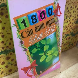 Sách tặng KÈM cho khách CÓ ĐƠN (mỗi đơn có thể chọn 1 cuốn) - 1800 Câu Danh Ngôn Bất Hủ