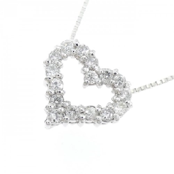 K18WG Dây chuyền kim cương hình trái tim 0.50CT - Hàng hiệu Chính hãng 857219