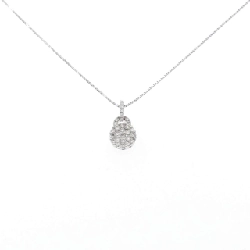 K18WG Dây chuyền kim cương 0.50CT - Hàng hiệu Chính hãng