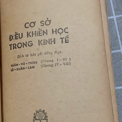 cơ sở điều khiển học trong kinh tế , dịch từ tiếng Nga- 1981 543726