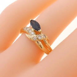 Nhẫn Sapphire K18YG 0.43CT 670243