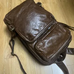 Balo nam 27x42x14 da thật 2hand 1013069