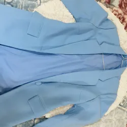 Áo blazer nữ size S màu xanh mới 90% 789799