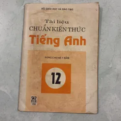 Tài liệu chuẩn kiến thức tiếng Anh 12 - 1996s