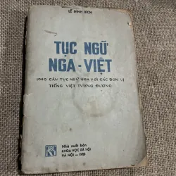 Tục ngữ Nga Việt - sách học tiếng Nga 
