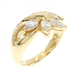 Nhẫn kim cương K18YG 0.50CT