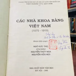 CÁC NHÀ KHOA BẢNG VIỆT NAM 1075-1919 611340