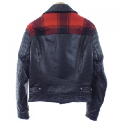 DIESEL BLACK GOLD Áo khoác da biker - Hàng hiệu Authentic 895585