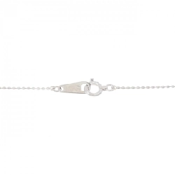 K18WG Chữ cái S Dây chuyền kim cương - Hàng hiệu Chính hãng 856742