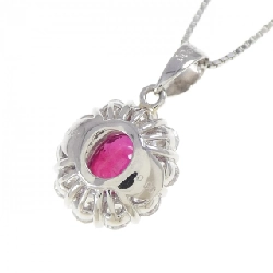 Dây chuyền ruby PT900/PT850 2.139CT xuất xứ từ Myanmar - Hàng hiệu chính hãng 861457