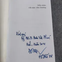 TIẾP NHẬN CẤU TRÚC VĂN CHƯƠNG - HỒ THẾ HÀ 570619