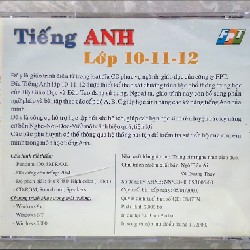 Đĩa CD Tiếng Anh lớp 10, 11, 12 xưa 12838