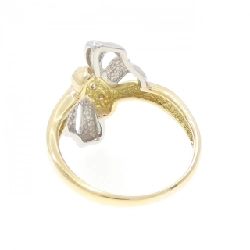 Nhẫn kim cương K18YG/PT850 0.07CT 669425