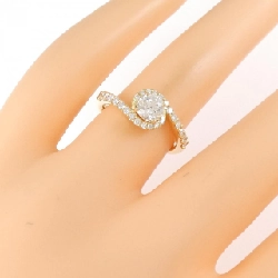 Nhẫn kim cương K18YG 0.516CT G VS2 VG - Hàng hiệu chính hãng 871465