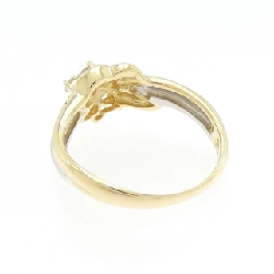 Nhẫn kim cương hoa K18YG/PT850 0.32CT - Hàng hiệu Authentic 851573