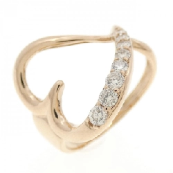 Nhẫn kim cương hình trái tim K18PG 0.20CT