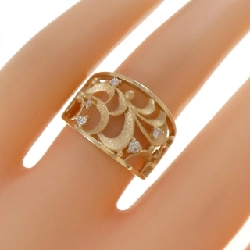 Nhẫn kim cương K18YG 0.12CT - Hàng hiệu Authentic 852251