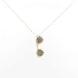 Dây chuyền kim cương K18YG 0.15CT - Hàng hiệu Authentic