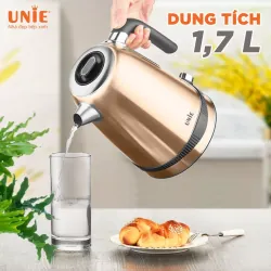Ấm siêu tốc UNIE UEK1762C dung tích 1.7L, công suất 2200W, dễ dàng tuỳ chỉnh nhiệt độ nước 696150