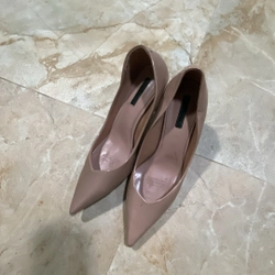 Giày nude đã sử dụng cao 7 phân size 38