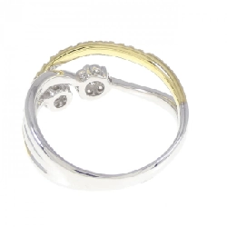 Nhẫn kim cương hoa K18WG/K18YG 0.40CT 671890