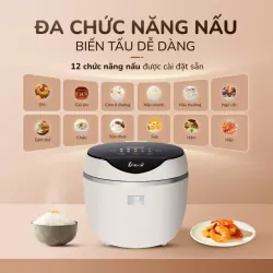 Nồi cơm UNIE URC612 – Giảm đường trong cơm, hỗ trợ ăn kiêng hiệu quả 573066