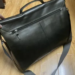 Cặp nam 37x29x9 công sở da thật 2hand 996739