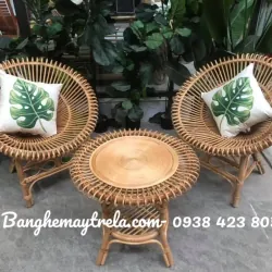 Ghế mây đơn hoa 708777