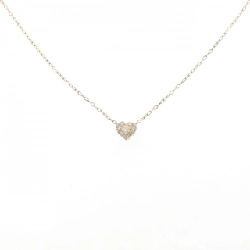 K18YG Dây chuyền kim cương hình trái tim 0.15CT - Hàng hiệu Chính hãng