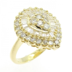 Nhẫn kim cương K18YG 1.00CT