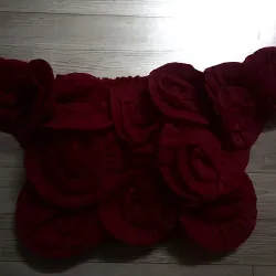 Pass Áo Trễ Vai Đính Hoa Hồng 1013572