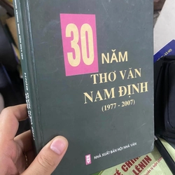 Sách 30 năm thơ văn Nam Định