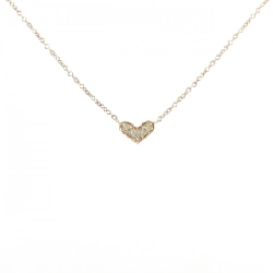 K10PG Dây chuyền kim cương hình trái tim - Hàng hiệu Authentic
