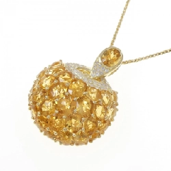 K18YG Mặt dây chuyền Citrine 14.60CT - Hàng hiệu Chính hãng 849855