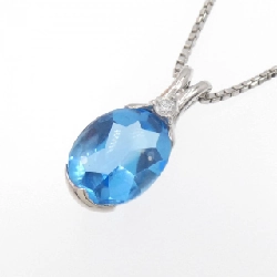 PT Blue Topaz Necklace 3.42CT - Hàng hiệu Authentic 861775