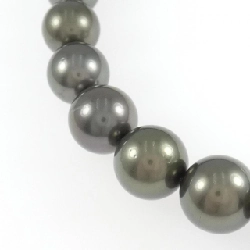 Mặt dây chuyền ngọc trai đen với khóa bạc 9-11.5mm - Hàng hiệu Authentic 857242