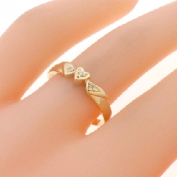 Nhẫn kim cương hình trái tim K18YG - Hàng hiệu Authentic 850773