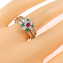 Nhẫn Red Beryl PT900 0.10CT - Hàng hiệu Chính hãng 854745