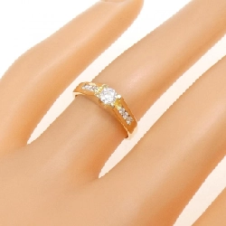 Nhẫn kim cương K18YG 0.14CT 668983