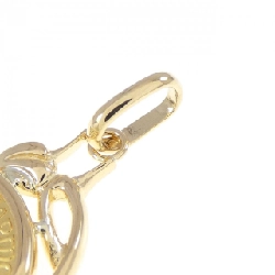 K18YG(枠) Đồng xu mặt dây chuyền - Hàng hiệu Authentic 867132