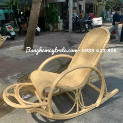 Ghế bập bênh thư giãn đan kín mây tre 928680