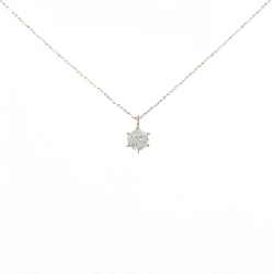 K18YG Solitaire Dây chuyền kim cương - Hàng hiệu Authentic