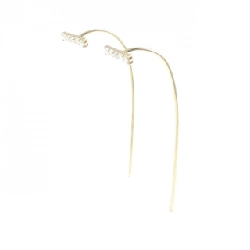 K18YG Bông tai kim cương 0.20CT - Hàng hiệu Chính hãng 870902