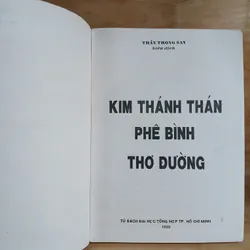 Kim Thánh Thán: Thơ Đường
& Phê Bình Thơ Đường (Trần Trọng San dịch) 558613
