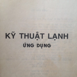 KỸ THUẬT LẠNH ỨNG DỤNG 495326