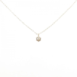 K10YG Solitaire Dây chuyền kim cương 0.10CT - Hàng hiệu Chính hãng