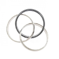 Nhẫn Cartier Trinity Đen & Trắng - Hàng hiệu Authentic 833258