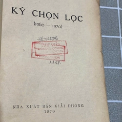 Ký chọn lọc 1960-1970 - xuất bản 1970 545113
